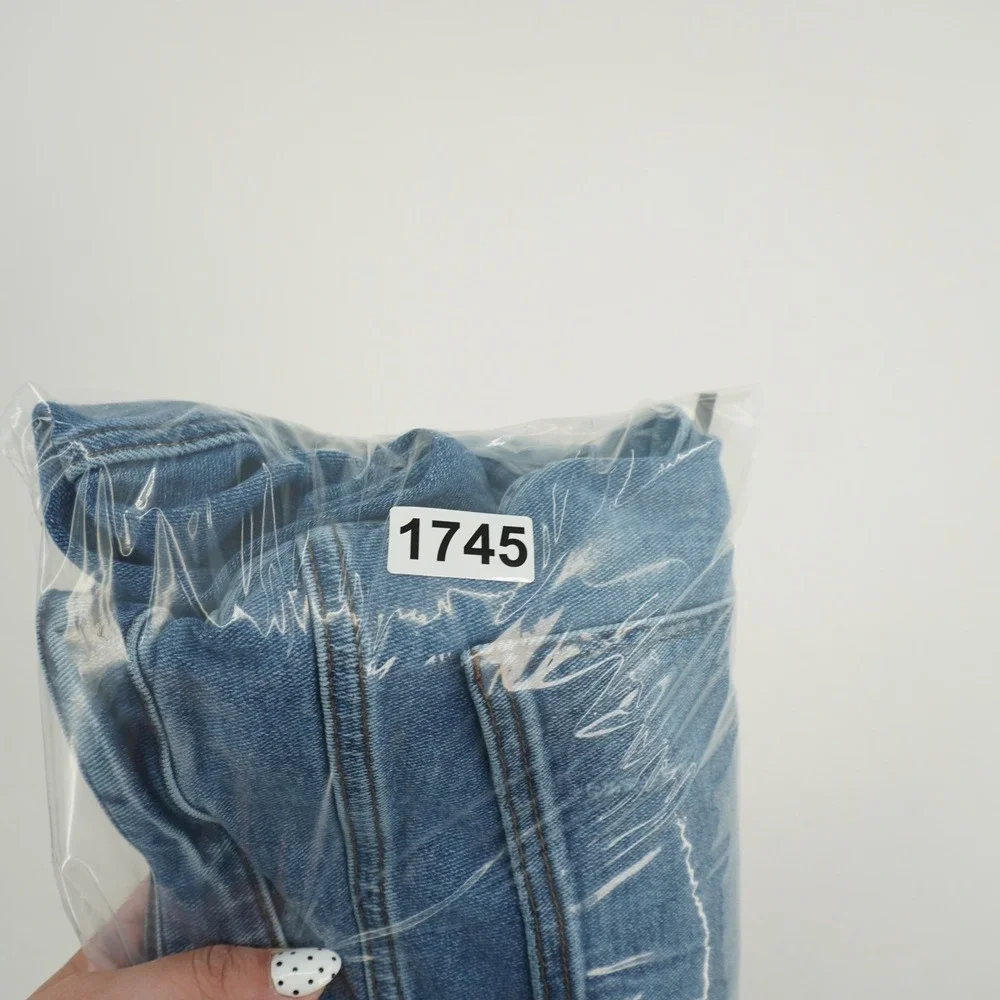 KUT From The Kloth Capri Jeans Womens 22W High Rise‎ Blue Distressed